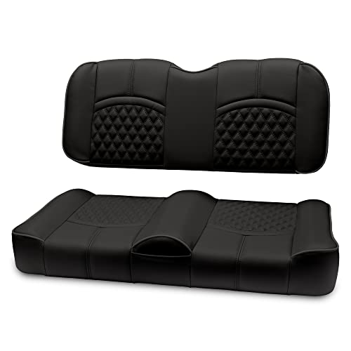 MODZ FS1 Custom Golf Cart Front Seat for Club Car Black Double Diamond