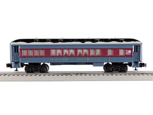 Lionel The Polar Express 20th Anniversary Electric O Gauge Bluetooth 5.0 Train Set with Remote Multicolor