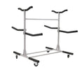 SPAREHAND Freestanding Portable 5-Kayak or SUP Storage Rack with Caster Wheels Harbor Grey