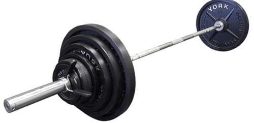 York Barbell Legacy Cast Iron Precision Milled Olympic Plate Set