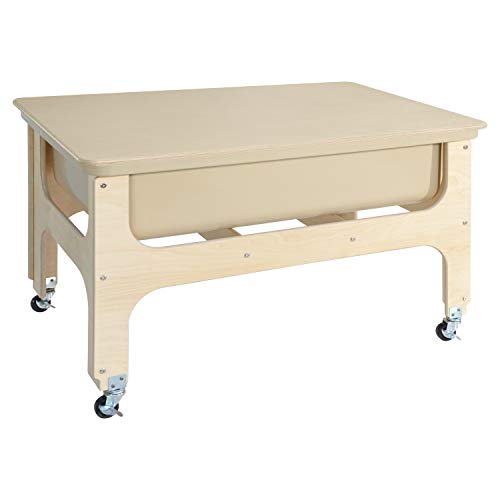 Wood Designs Multipurpose Sand & Water Sensory Center Natural