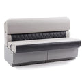 DeckMate 55'' Luxury Pontoon Boat Seat Charcoal & Gray