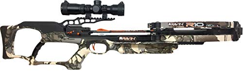 RAVIN R10 Predator Crossbow Bundle with Hard Case, Shoulder Sling, and Broadheads Gray