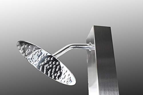 No Worries Products MILAN DELUXE 316 Stainless Steel Outdoor Shower Panel