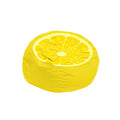 Above All Advertising Lemon Print Storage Bean Bag Chair Multi Color