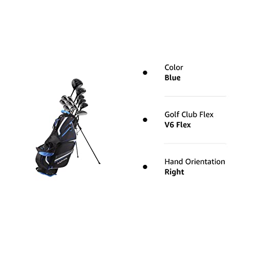 Precise Golf Men's Complete Golf Club Set Blue