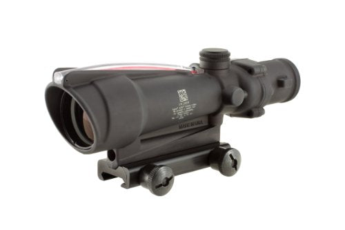 Trijicon ACOG Rifle Scope 3.5X35 Red Horseshoe Reticle .223 with TA51 Mount Matte Finish Red