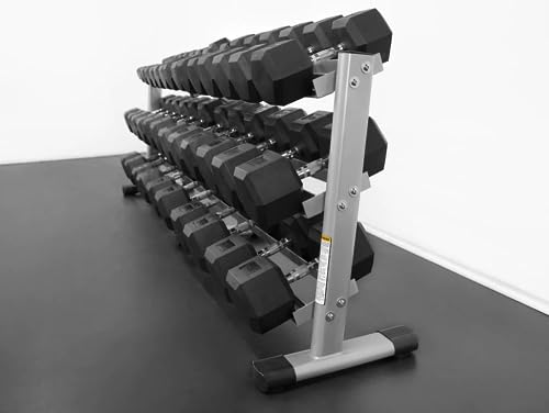 BK BodyKore Rubber Hex Dumbbell Set