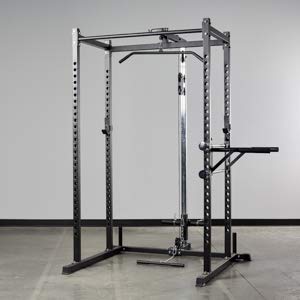 REP Power Rack PR-1000 with LAT Pull-Down and Dip Black