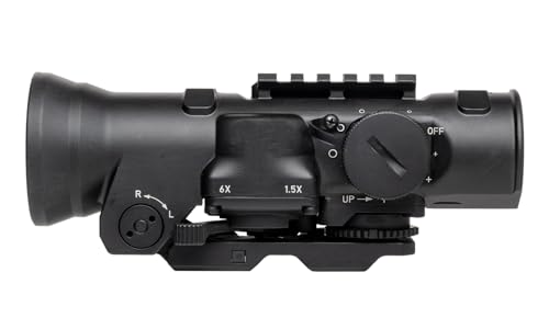 Elcan Specter DR Dual Role Optical Sight 1.5x/6x with 3MOA XOPTEK Micro Reflex Sight Black