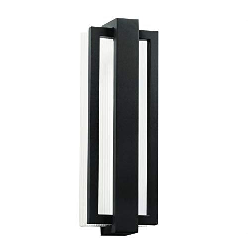 Kichler Sedo 18.25" LED Outdoor Wall Light Satin Black