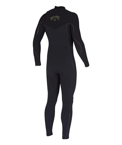 Billabong Mens 3/2mm Furnace Comp Chest Zip Fullsuit Wetsuits Black 23