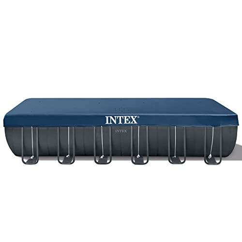 Intex Above Ground Swimming Pool Set Gray
