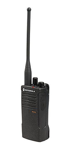 Motorola Solutions RDU4100 Two Way Radio Walkie Talkies 6 Pack with Speaker Mics and Charger Black