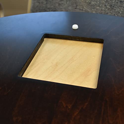 Crokinole Canada Tournament Crokinole Board Game Set Brown