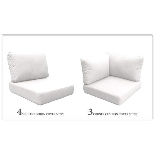 TK Classics High Back Cushion Set for Barbados-08A Sail White