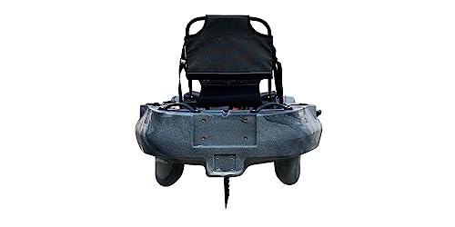BKC FPK 8-Foot Single Foldable Kayak w/Pedal Drive, Paddle & Seat Included by BKC - Grey Camo