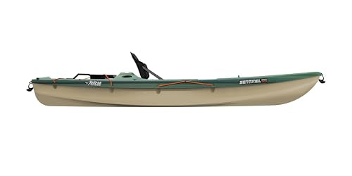Pelican Sentinel 100X Angler Fishing Kayak Khaki Camo