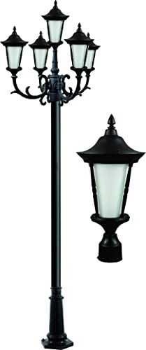 DABMAR LIGHTING INC Gabriella 5-Light Post Fixture