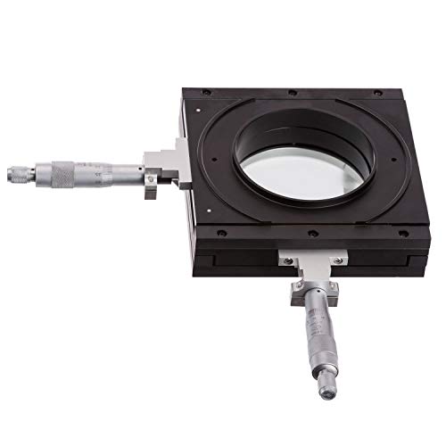 AmScope GT200 Precise Gliding Table Manual Stage for Microscopes 0.01mm Accuracy