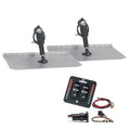 LENCO MARINE 12" x 12" Standard Trim Tab Kit with LED Integrated Switch Kit 12V