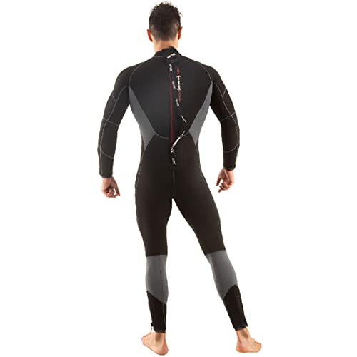 SEAC Men's Full Wetsuit 5mm Black