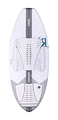 Ronix Flyweight Pro - WakeSurf Skimmer - 4'6 - Glacier White/Carbon/Aqua