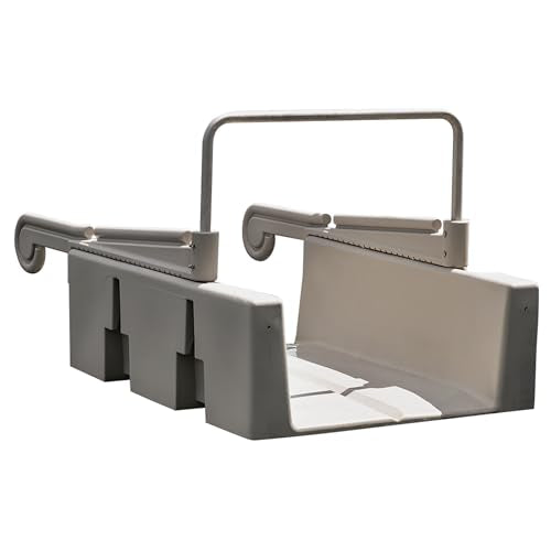 YAKport Personal Kayak Launch Station for Low-Profile Floating Docks Gray