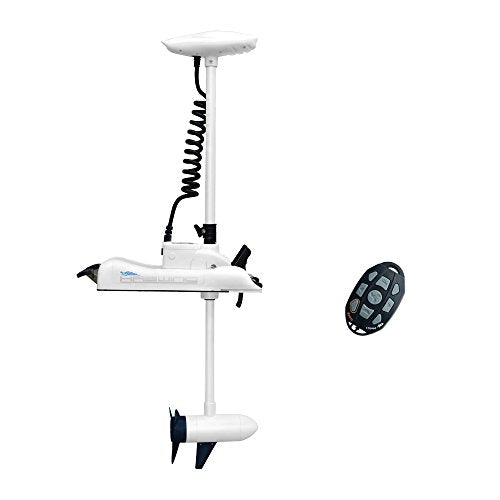 Haswing 12V 55LBS 48" Shaft Bow Mount Electric Trolling Motor White