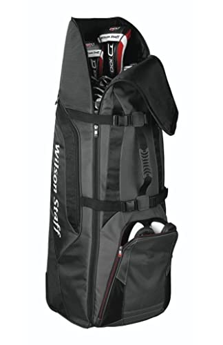WILSON Staff Pro Wheeled Travel Cover Black