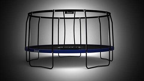 Beast Trampoline 14 ft with Premium Enclosure and Free Ladder Blue
