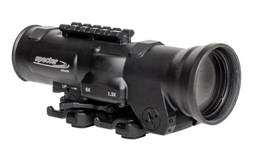 Elcan Specter DR Dual Role Optical Sight 1.5x/6x with 3MOA XOPTEK Micro Reflex Sight Black