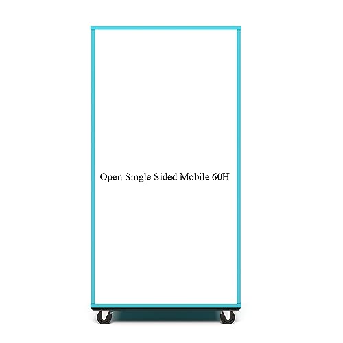 Tot Mate Mobile 60" Bookshelf with Whiteboard Back Ocean