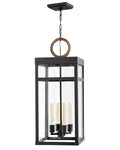 Hinkley Porter Medium Outdoor Pendant Black