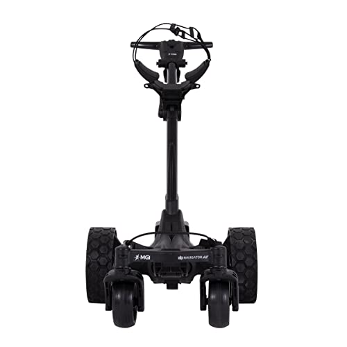 PlayBetter MGI Zip Navigator AT 2024 Electric Golf Cart Bundle Black