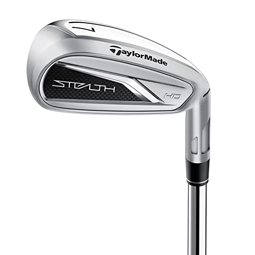 TaylorMade Golf Stealth High Draw Iron Set Left Hand Graphite Regular Silver