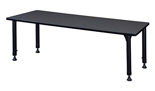 Regency Kitt Height Adjustable Classroom Table 60" x 30" Slate