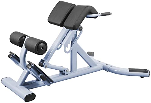 French Fitness 45 Degree Hyperextension Back Extension Silver