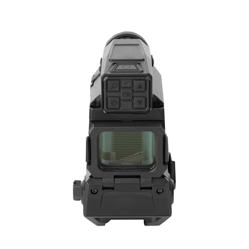 HOLOSUN DRS-NV Digital Rifle Sight with Night Vision, Red Dot Sight, 2 MOA Dot & 65 MOA Circle Reticle Black