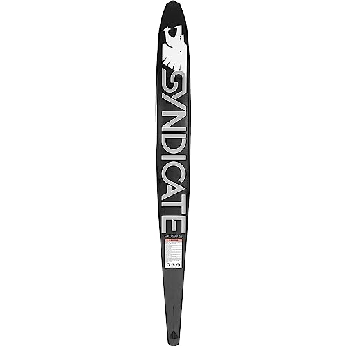 HO Syndicate Works 01 Slalom Waterskis Black/Silver Large