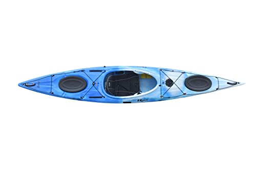 Riot Kayaks Edge 13 Day Touring Kayak Sky White/Blue