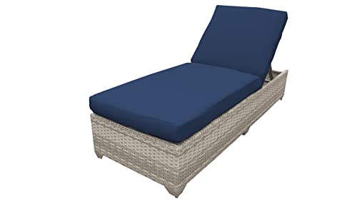 TK Classics Fairmont Chaise Lounge Navy
