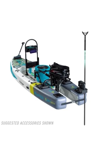 BOTE Rover Aero 12 FT 6 in Inflatable Micro Skiff BugSlinger Silver King