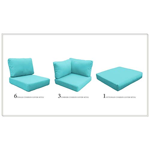 TK Classics Cushions BARBADOS-12b Patio Furniture Sail White