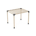 TOJAGRID Pergola Kit for 4x4 Wood Posts with KNECT 2x4 Top Rafter Brackets Black