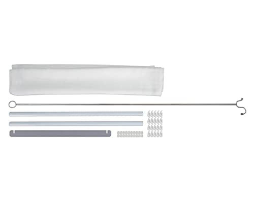 Palram Canopia Stockholm Patio Cover Roof Blinds 11 Ft. x 19 Ft. White