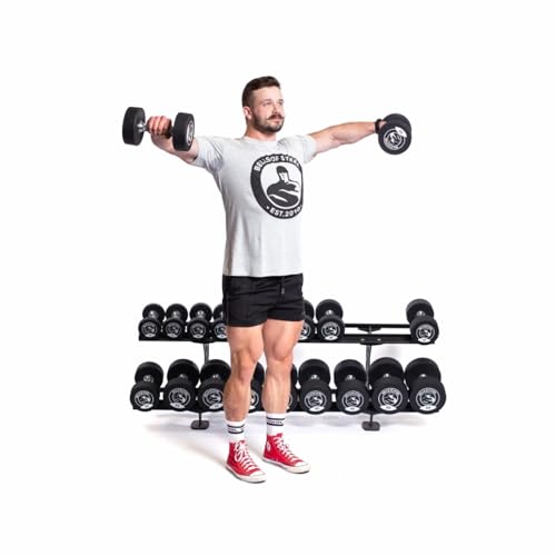 Bells of Steel Urethane Dumbbells Set 110lb Pair
