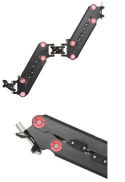 GOWE 1-8kg Load Steadycam Carbon Fiber Stabilizer with Vest and Sled Black