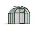 Palram Canopia Rion EcoGrow 2 Greenhouse 6 Ft. x 6 Ft. Dark Green