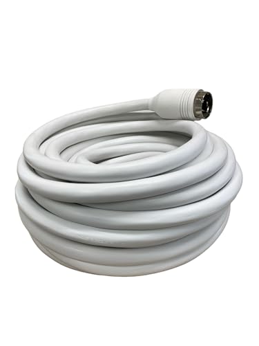 Amp Up Marine 125/250 Volt 50 Amp Replacement Shore Power Cable 50' White